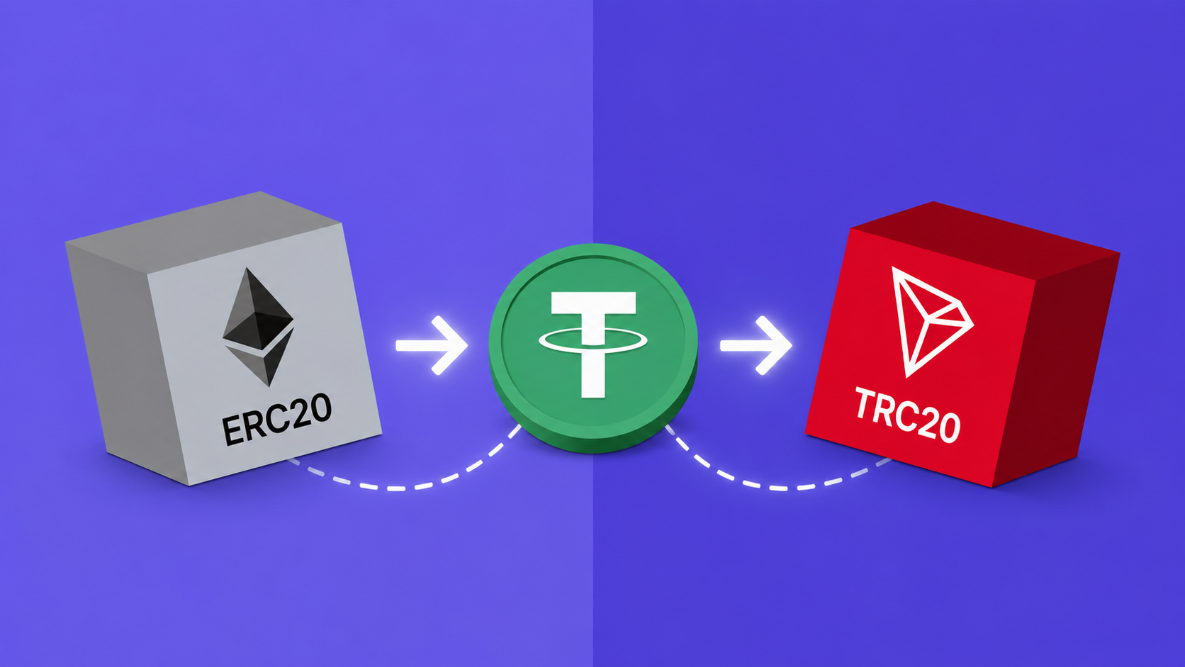 شبکه ERC20 برای انتقال تتر بهتر است یا TRC20؟